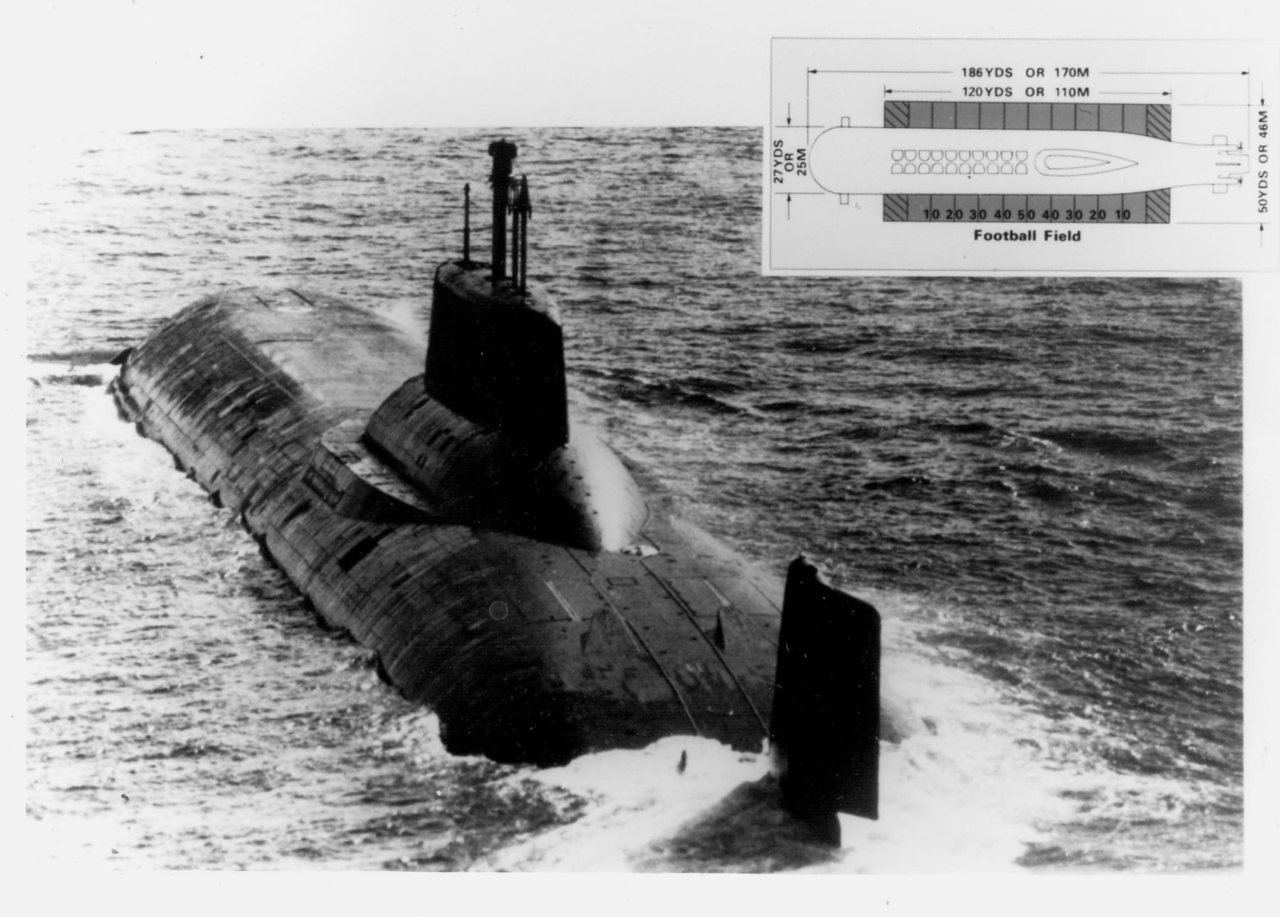 Nuke-Laden Russian Typhoon Class Sub That Almost Sunk In 1991