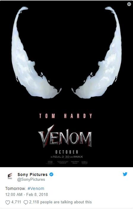 Invasi ‘Symbiote’ Segera Dimulai, Simak Poster Perdana Venom!