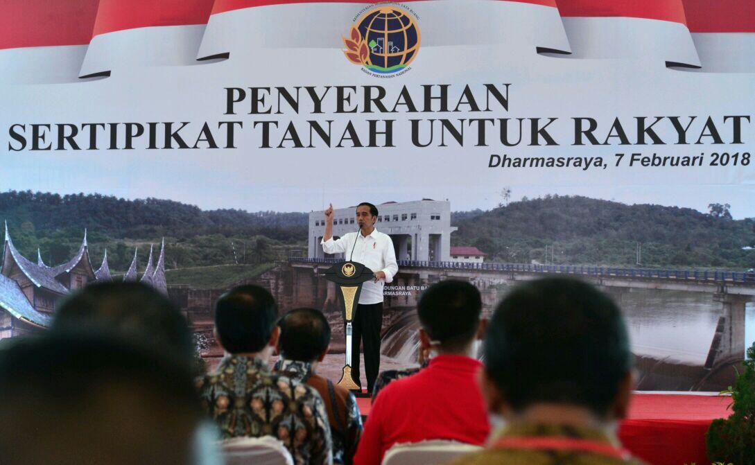 Tahun 2023 Semua Tanah di Sumatra Barat Sudah Bersertifikat