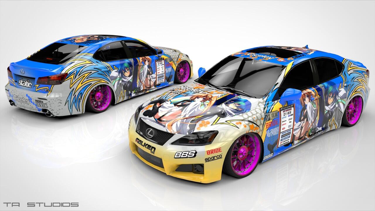 mobil mobil tema itasha yang hits banget