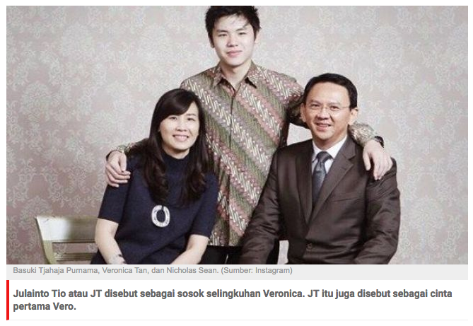 Lelaki Sempurna, Ahok Mengalah 7 Tahun Veronica Berselingkuh