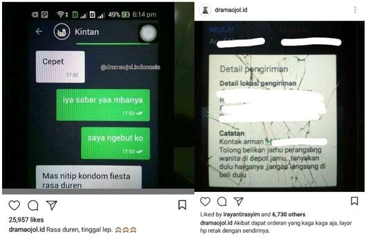 ~ 7 Orderan Ojek Online yang Anti Mainstream ~