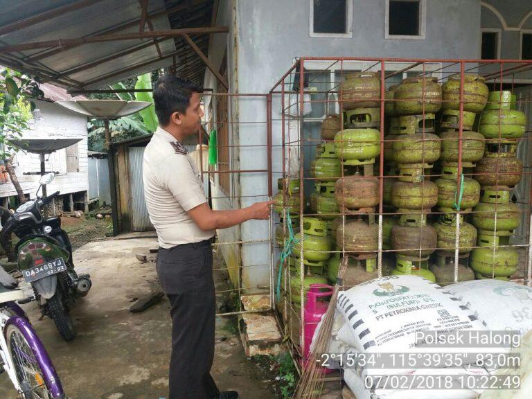Polisi Balangan Berhasil Stabilkan Harga LPG di Halong