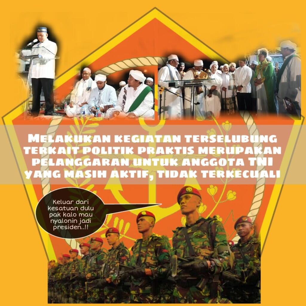 Manuver Politik Praktis Mantan Panglima TNI