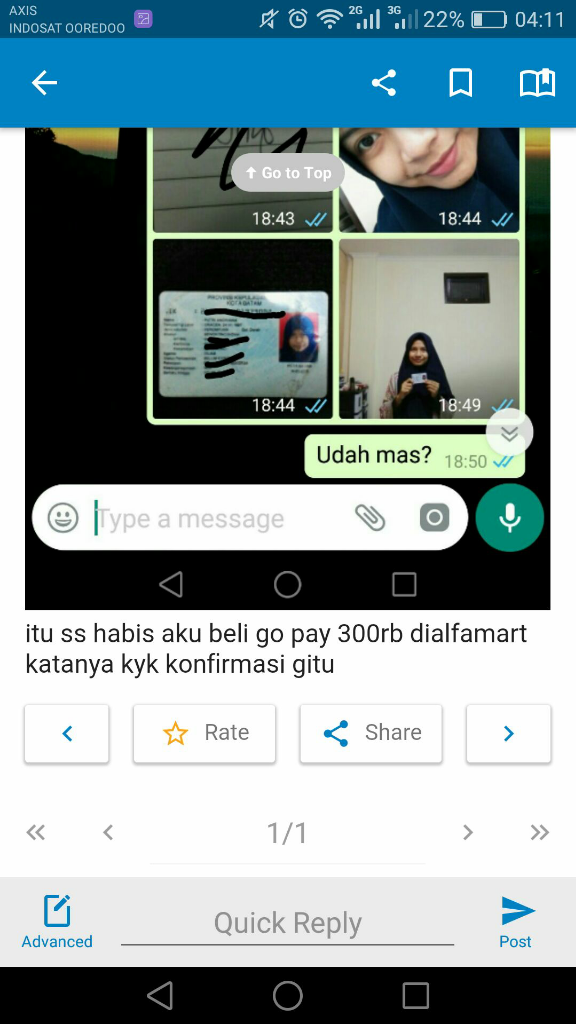 Penipuan Modus Go Pay