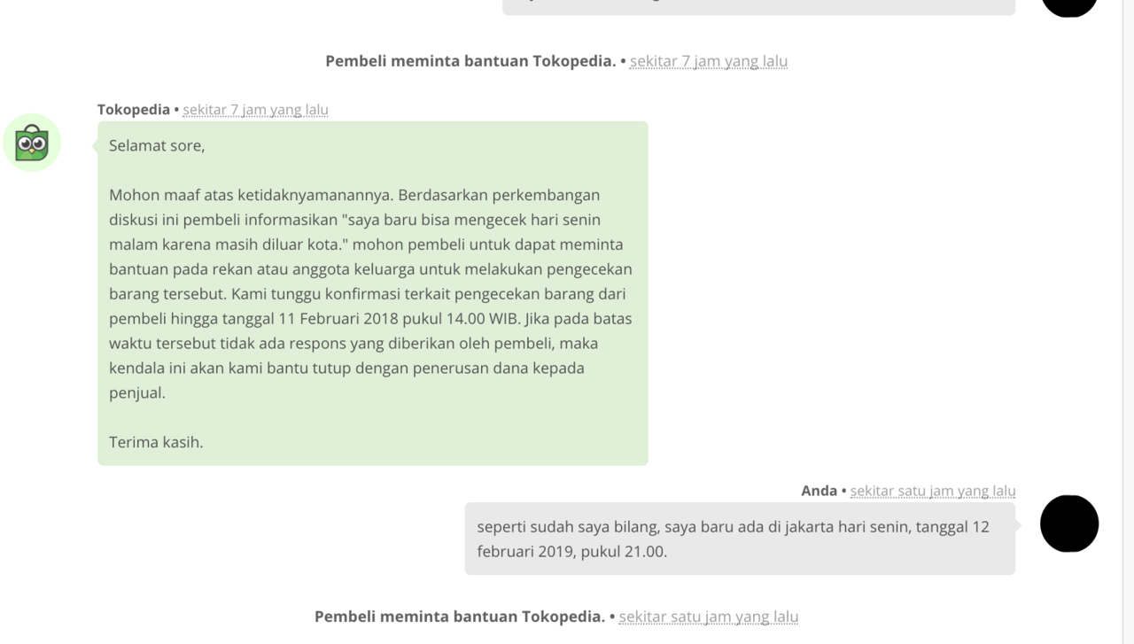 Hati Hati, TOKOPEDIA MENDUKUNG PENJUAL YANG MELAKUKAN PENIPUAN BARANG!!! 