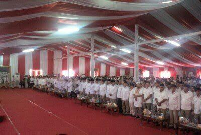 Duh, HUT Gerindra Diwarnai Insiden Tidak Hapal Pancasila