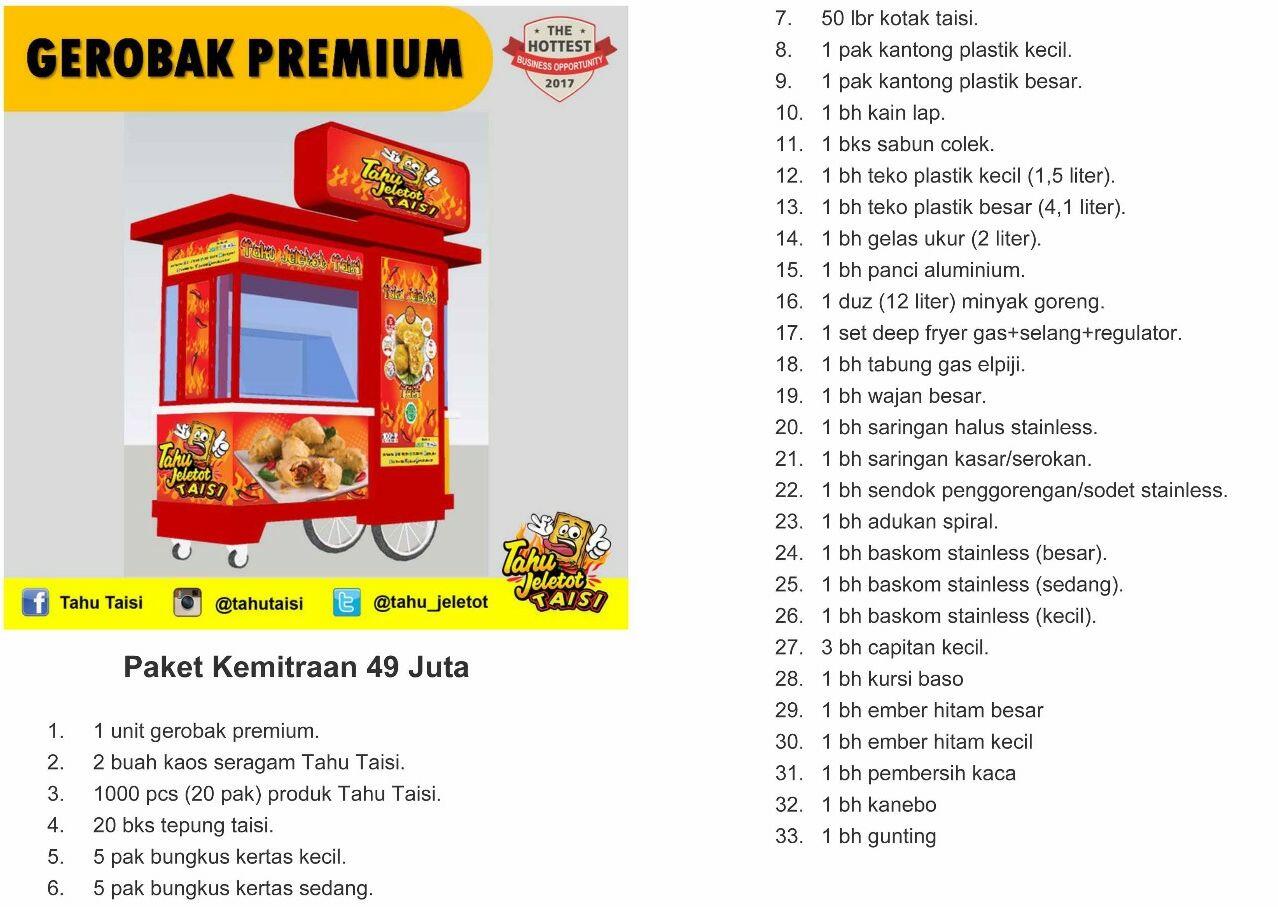 Franchise Tahu Jeletot Taisi Paling Menguntungkan