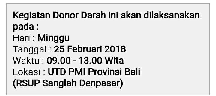 Ini Loh Manfaat Donor Darah, Plus Event Dari KASKUS