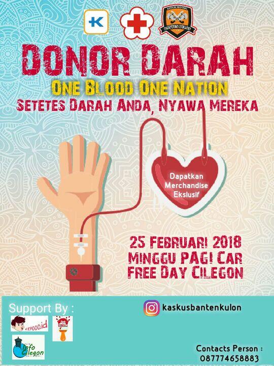 Ini Loh Manfaat Donor Darah, Plus Event Dari KASKUS