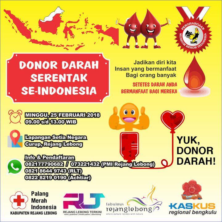 Ini Loh Manfaat Donor Darah, Plus Event Dari KASKUS