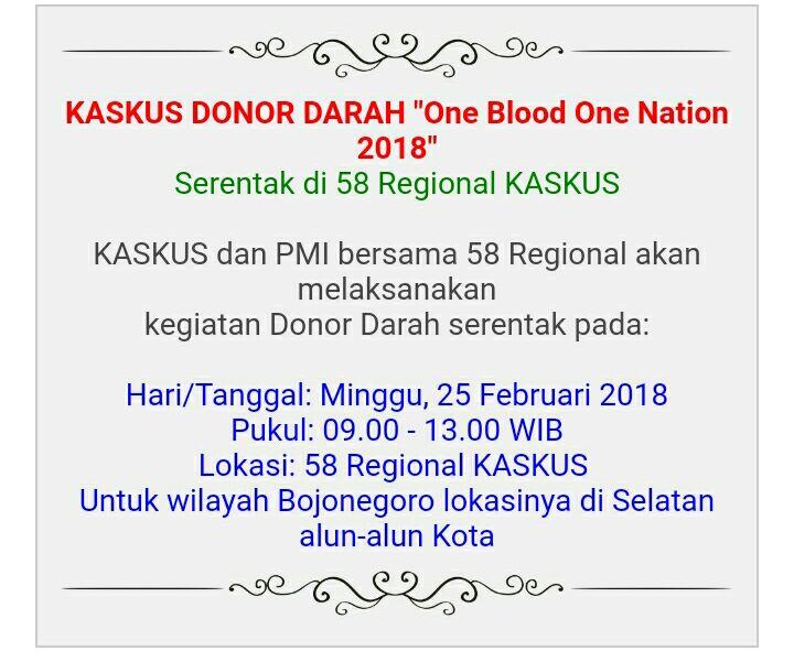 Ini Loh Manfaat Donor Darah, Plus Event Dari KASKUS