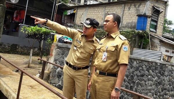 Banjir Jakarta Surut, Anies Cek Kondisi Debit Air Bendungan Katulampa