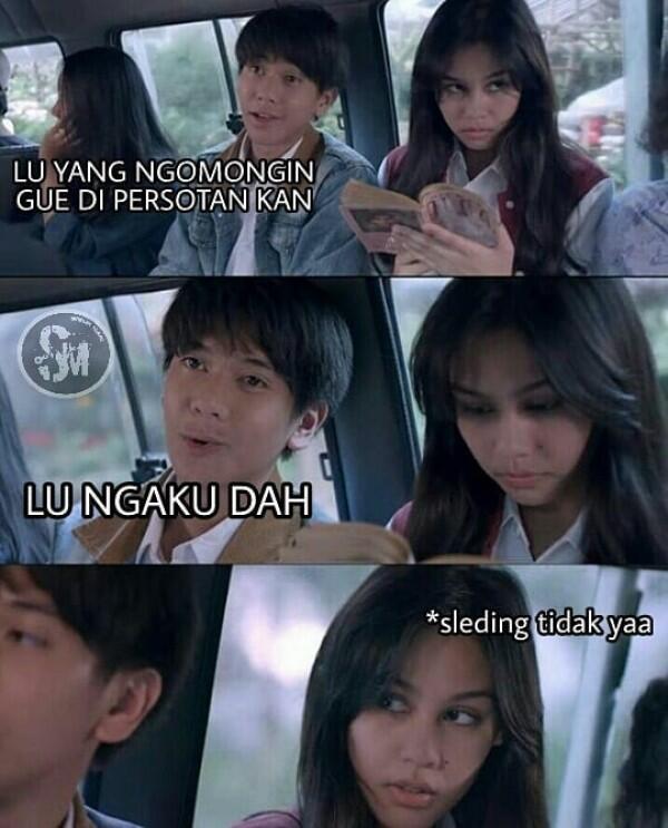 Meme Dilan "itu Berat Biar Aku Saja"