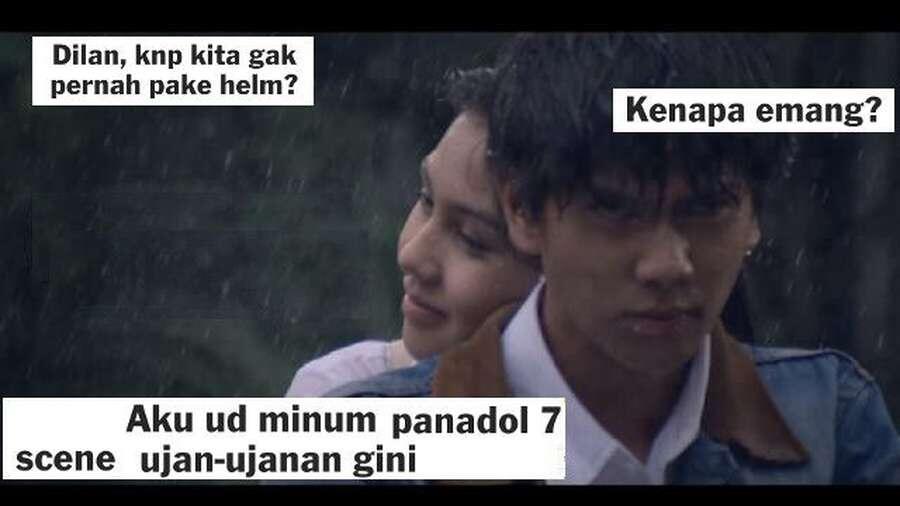 Meme Dilan "itu Berat Biar Aku Saja"