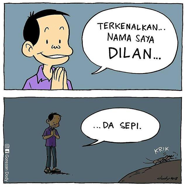 Meme Dilan "itu Berat Biar Aku Saja"