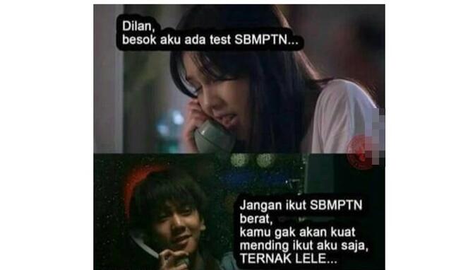 Meme Dilan "itu Berat Biar Aku Saja"