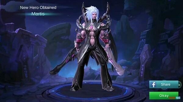 Next Hero Fighter Mobile Legends: Bang Bang, Martis Ashura King