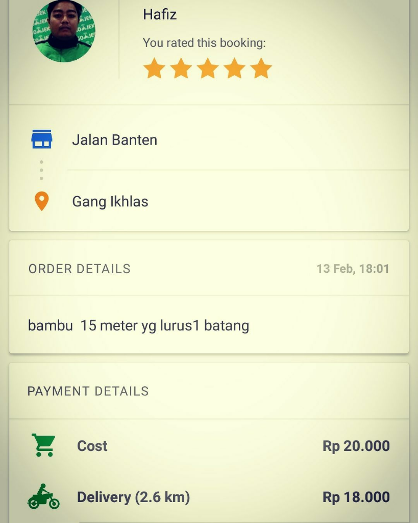 Driver Gojek Terhebat Yg Pernah Ane Temuin