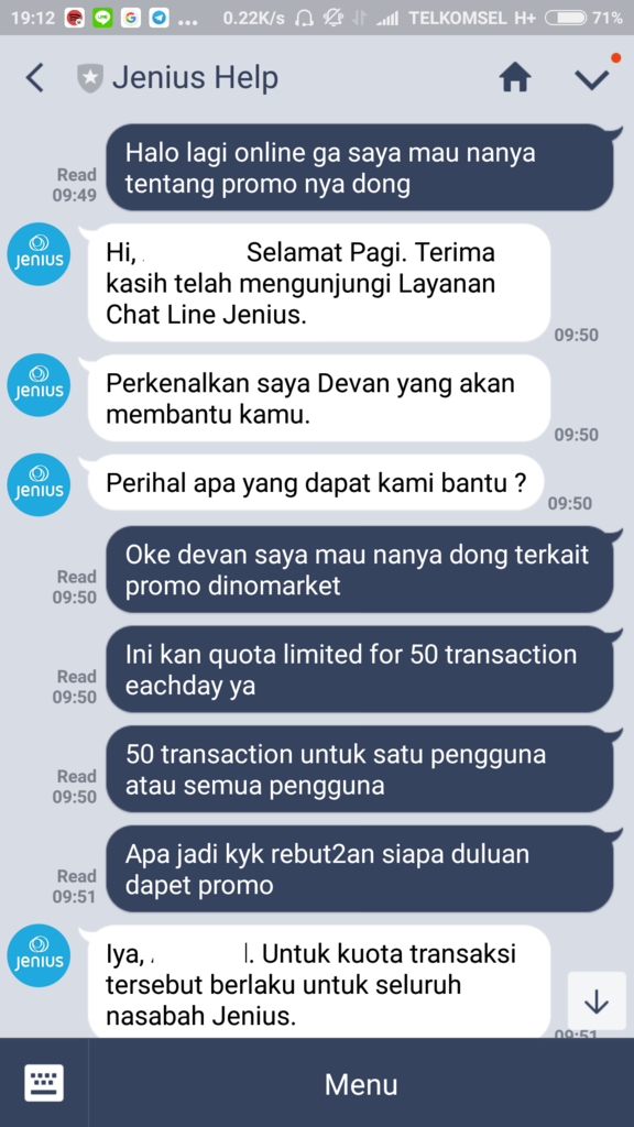 &#91;Share Pengalaman&#93; Dikecewakan Promo Jenius x Dinomarket