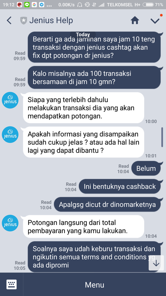 &#91;Share Pengalaman&#93; Dikecewakan Promo Jenius x Dinomarket