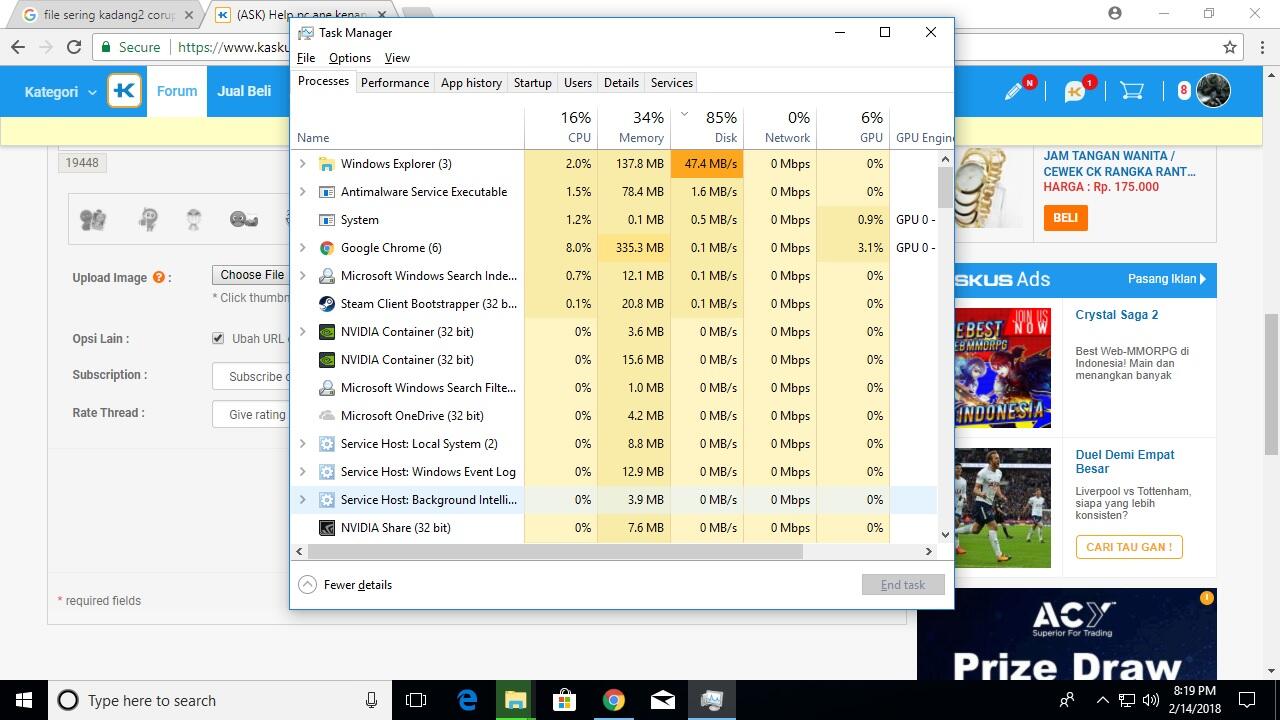 (ASK) Help pc ane kenapa sering banget corupt dan kadang2 bluescreen