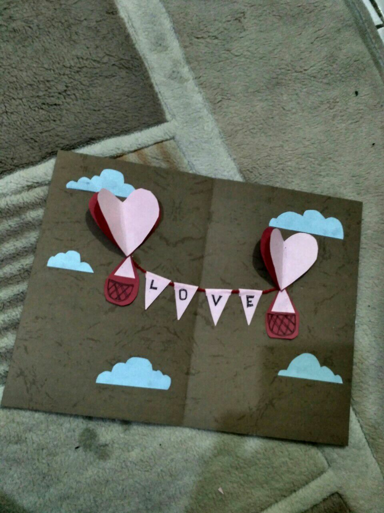 DIY Kartu Valentine 