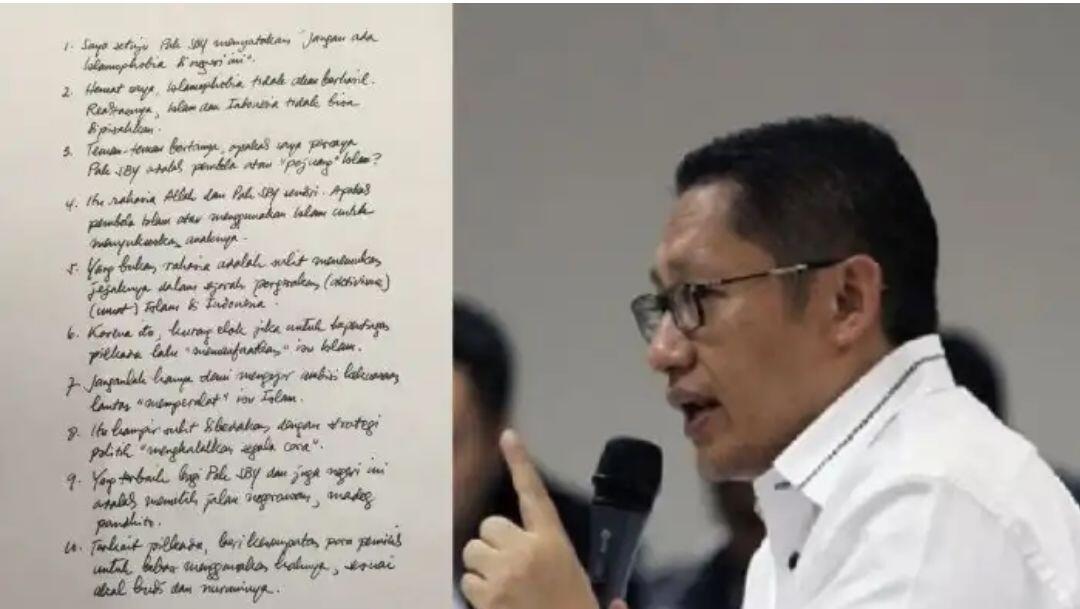 Anas Urbaningrum Tulis Surat Sindiran Untuk SBY : "This Is Not My War"