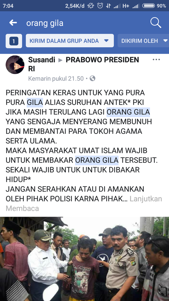 Ulama Curigai Serangan Orang Gila ke Ulama Direkayasa