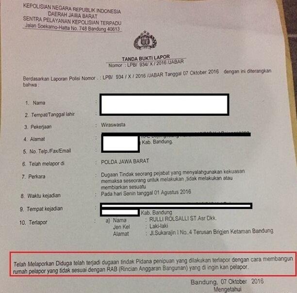 KLARIFIKASI THREAD Penipuan Oleh Rulli Rosalli dan Saadah (owner Garis Cipta Karsa)