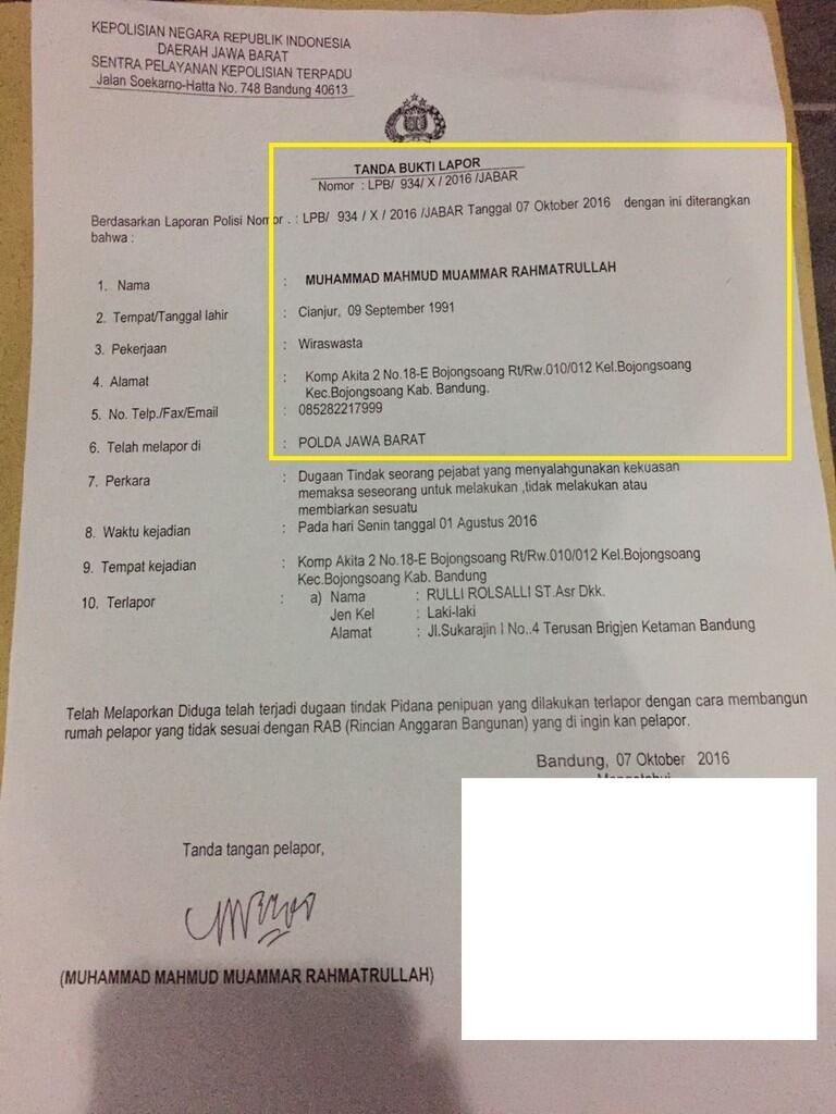 KLARIFIKASI THREAD Penipuan Oleh Rulli Rosalli dan Saadah (owner Garis Cipta Karsa)