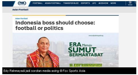 Edy Rahmayadi Cuti untuk Maju Cagub, Media Asing Sebut Seperti Lelucon