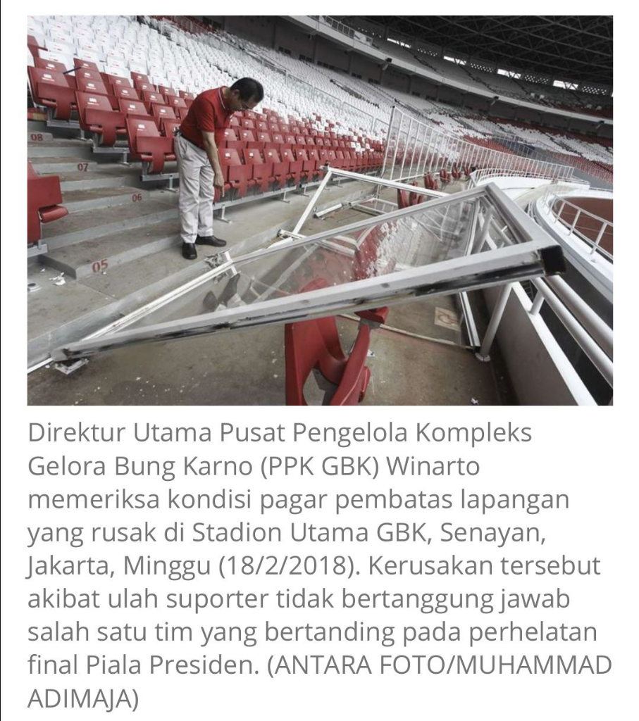 Anies dan Sandi Siap Bantu Perbaiki GBK