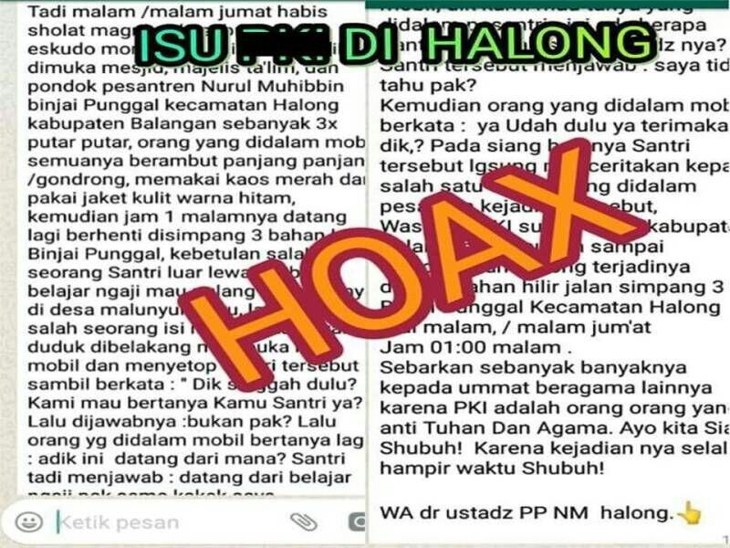 Hoax Di Pesantren Halong Terkuak