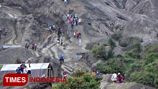 Begini Suasana Libur Imlek 2018 di Gunung Bromo