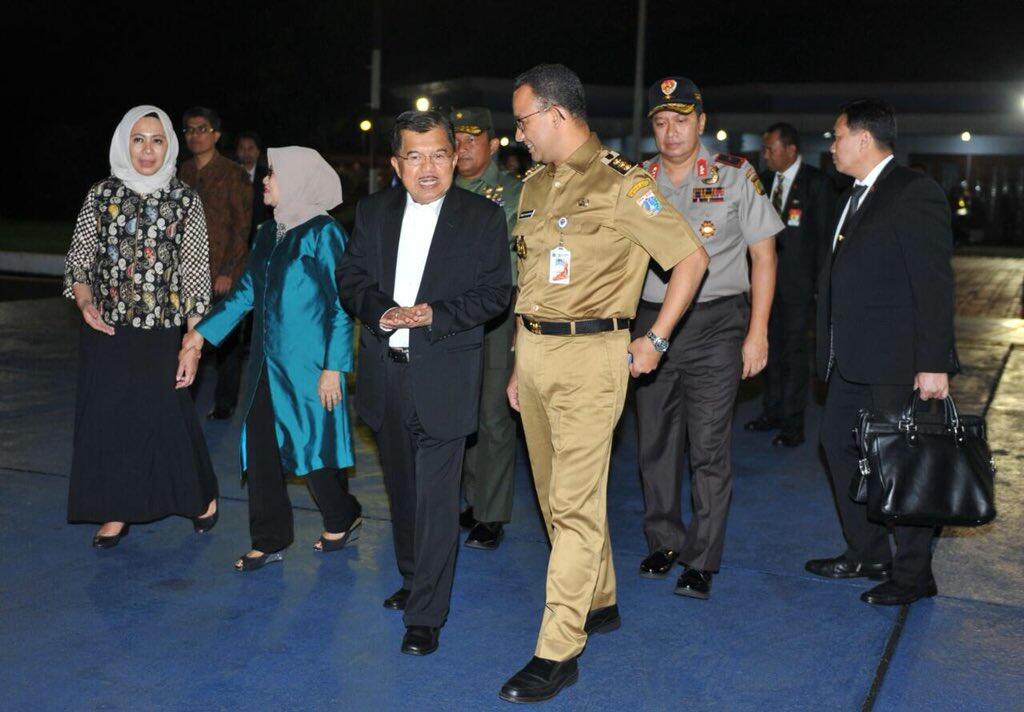 Setelah Dicegat Paspampres di Piala Presiden, Wapres JK Lakukan Hal Ini pada Anies
