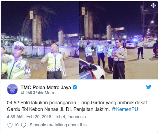 Tiang Becakayu Ambruk, Insiden ke-8 dalam 5 Bulan Terakhir