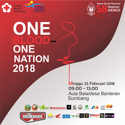 &#91;Inivitation KASKUS Donor Darah&#93; One Blood One Nation 2018 Serentak di 58 Regional