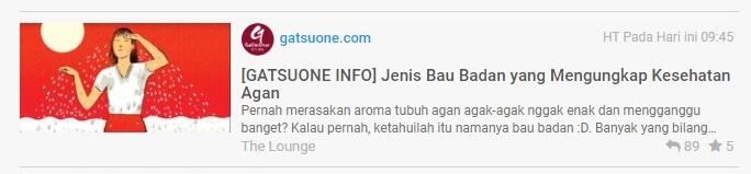 &#91;GATSUONE INFO&#93; Apakah Kamu Bau Mulut? Ini Cara Mengetahuinya!