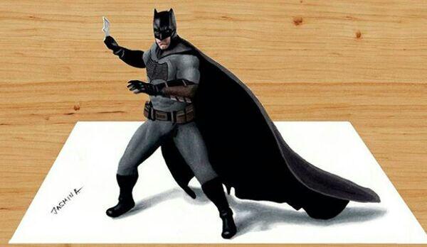 Keren! Superhero 3 Dimensi Ini Dibuat Cuma Pakai Pensil