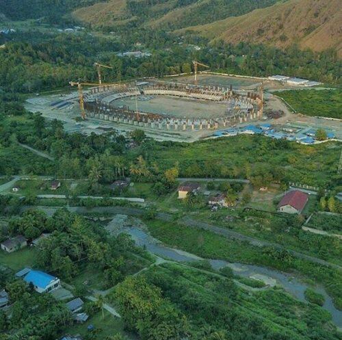 Melihat Pembangunan Stadion Papua Bangkit yang Akan Menyaingi GBK