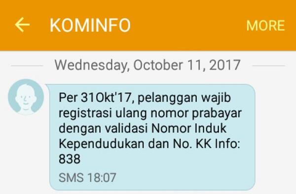 Ini Ruginya Punya Nomor Cantik Sampe Keblokir Gara2 Ga Registrasi SIM Card