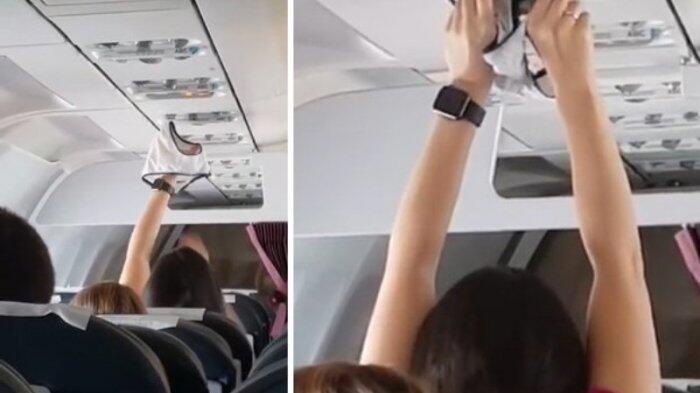 Penumpang Bingung, Ada Perempuan Keringkan Celana Dalam Pakai AC Pesawat