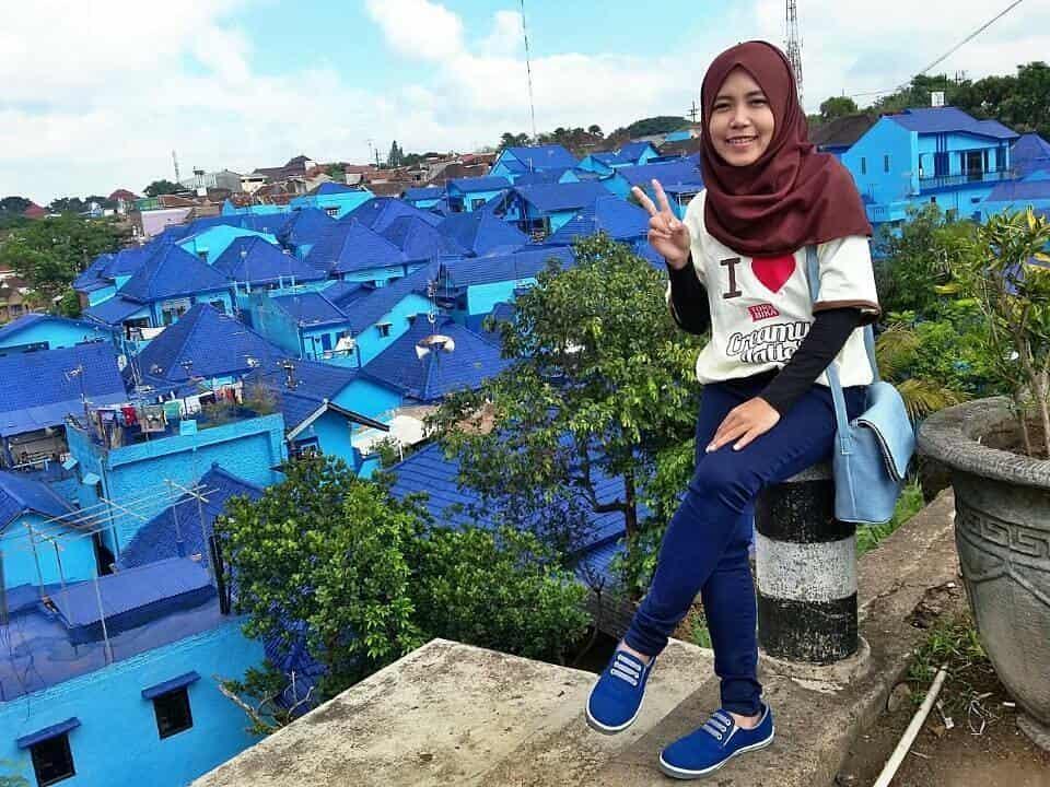 Kampung Biru Arema Menjadi Kampung Tematik Baru Kota Malang
