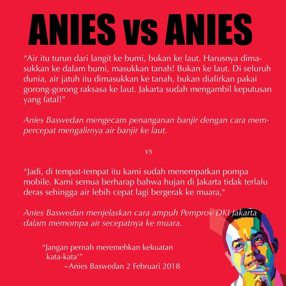 Kerja Hebat Dimulai dari Kekuatan Kata. Jadi Apa yang Sudah Dikerjakan Anies Gan?