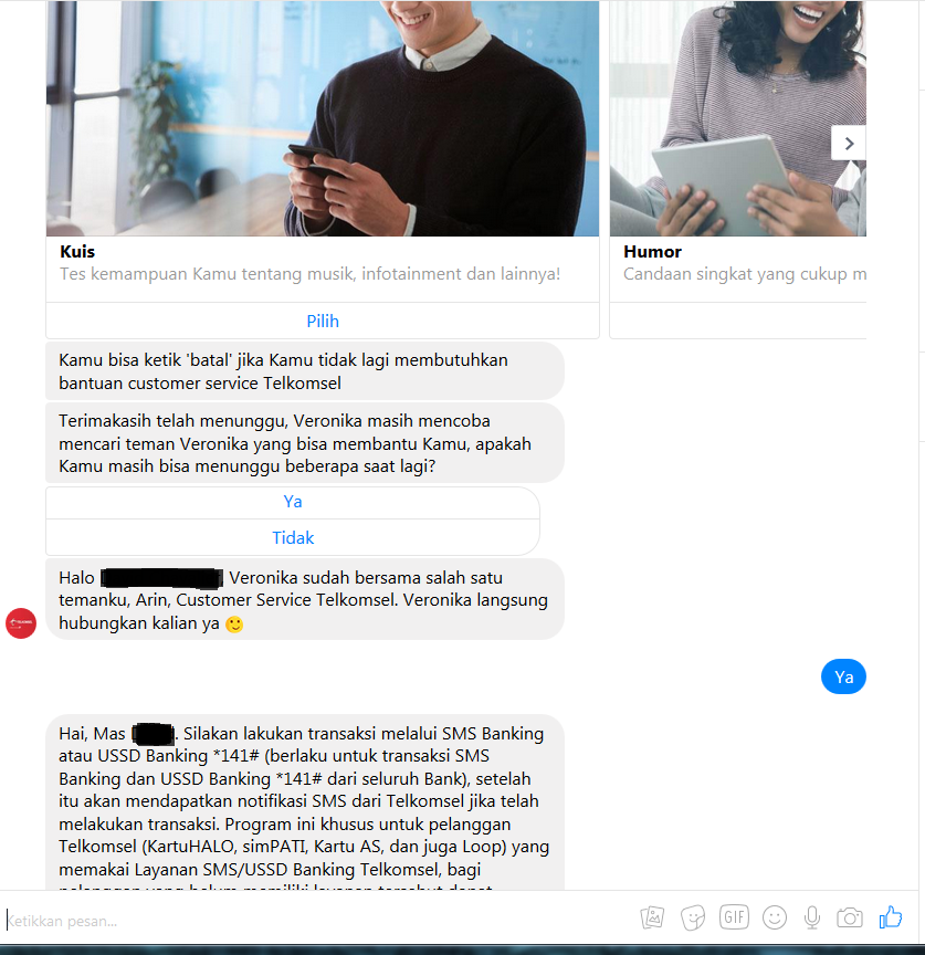 [SHARE] Notifikasi "Program Pesta SMS Banking 2017" dari Telkomsel Memotong Pulsa