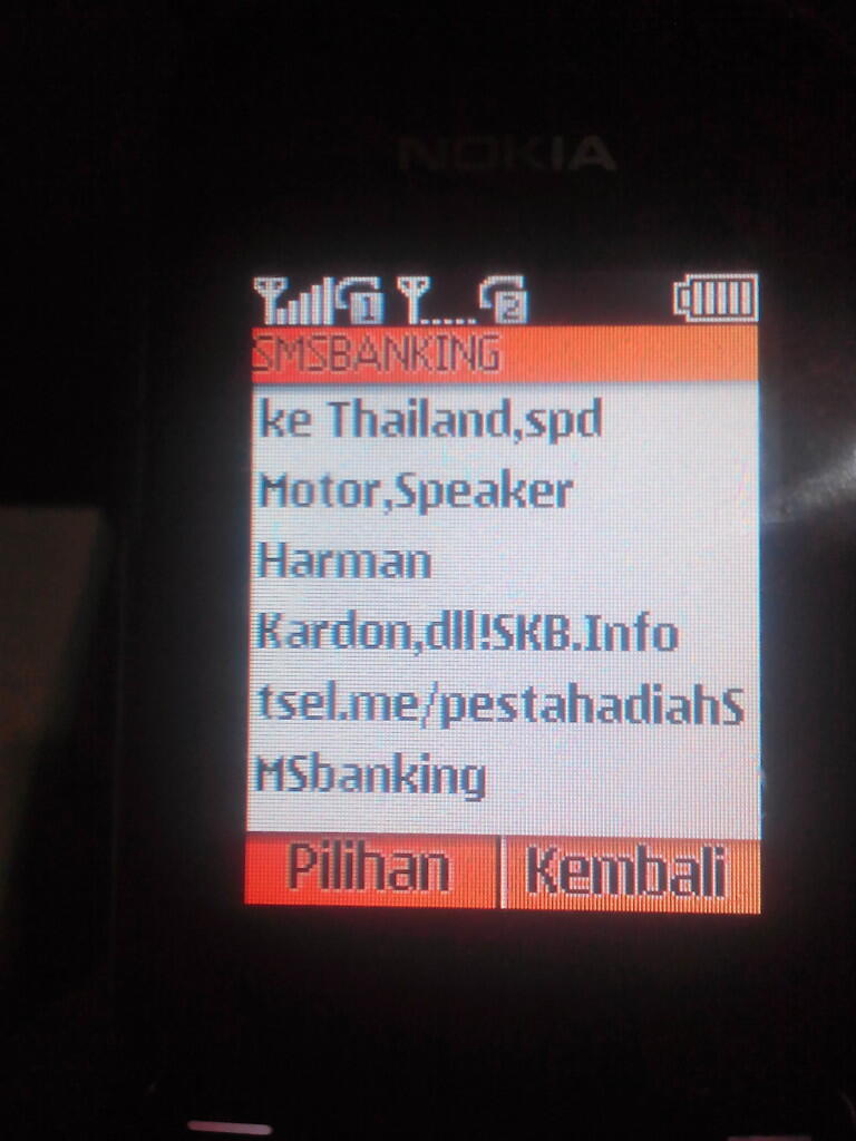 [SHARE] Notifikasi "Program Pesta SMS Banking 2017" dari Telkomsel Memotong Pulsa