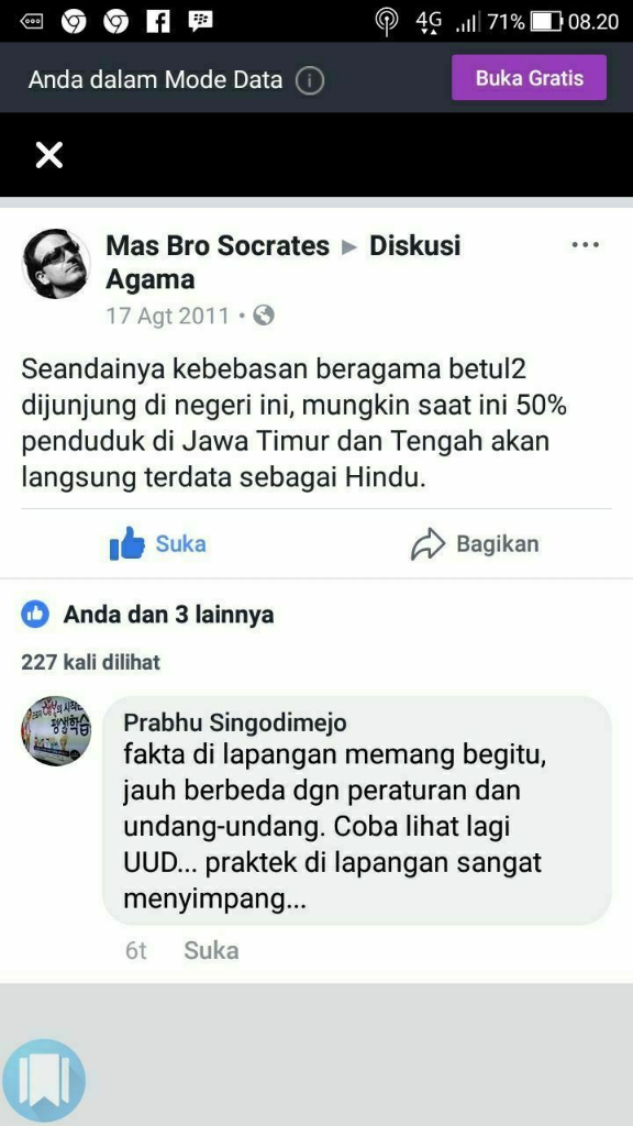 Penganut Aliran Kepercayaan tak Sampai 10 Juta Jiwa