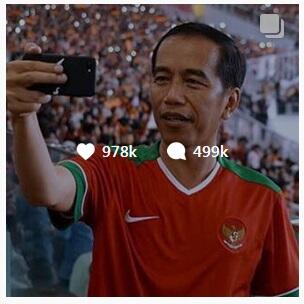 Foto Selfie Jokowi Di GBK Banjir Komentar Sinis