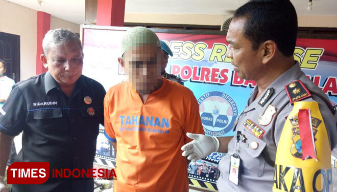 Astaga.....Penjual Jamu di Bangkalan Dibacok Adik Kandung Istri Sirinya